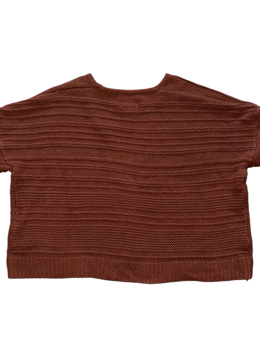 Universal Thread Brown Open-Front Ribbed Cardigan - Picture 5 of 6